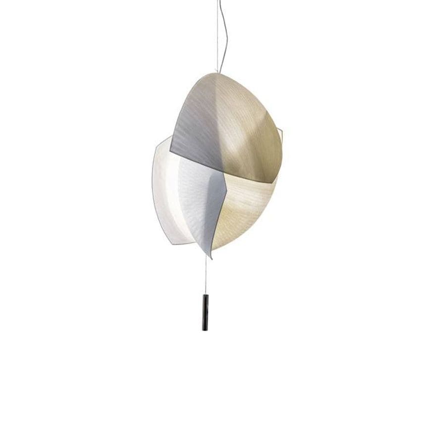 Netlighting Voiles LED Small Ceiling Pendant Chrome DALI Dimming 490cm 4855lm 30