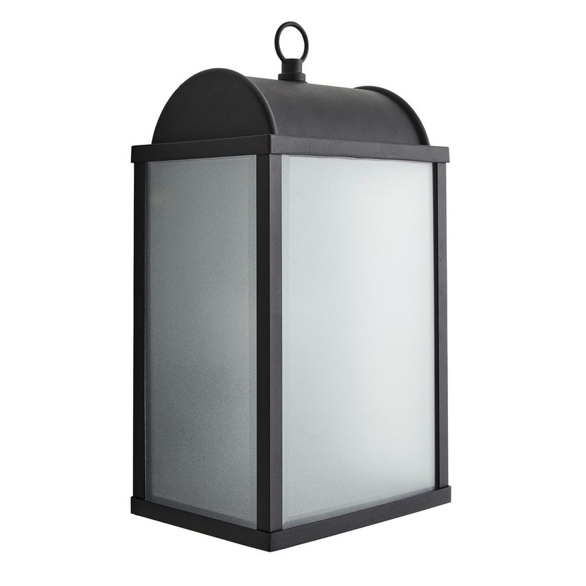 Forum Charlotte Outdoor Wall Lantern Black IP44
