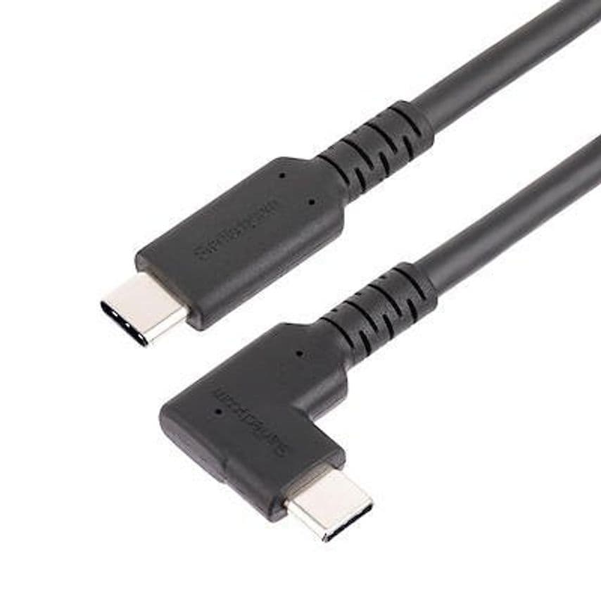 StarTech 1.6ft Rugged Right Angle USB-C Cable