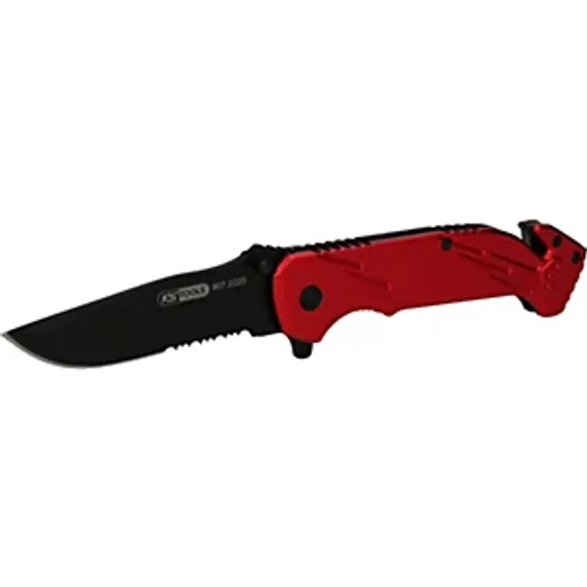Shop KS Tools Folding Knife with Locking Mechanism and Belt Cutter Overall Length 210 mm Tools