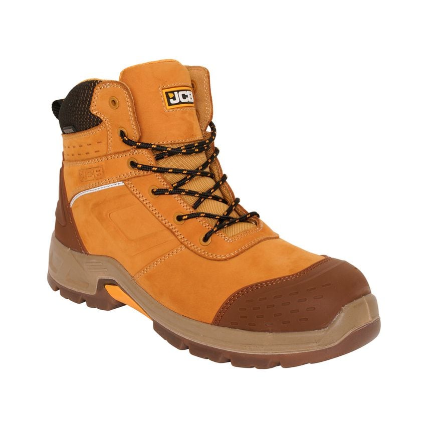 Shop JCB Fastrac 4050 Honey Metal Free Waterproof Safety Boot Sz 7