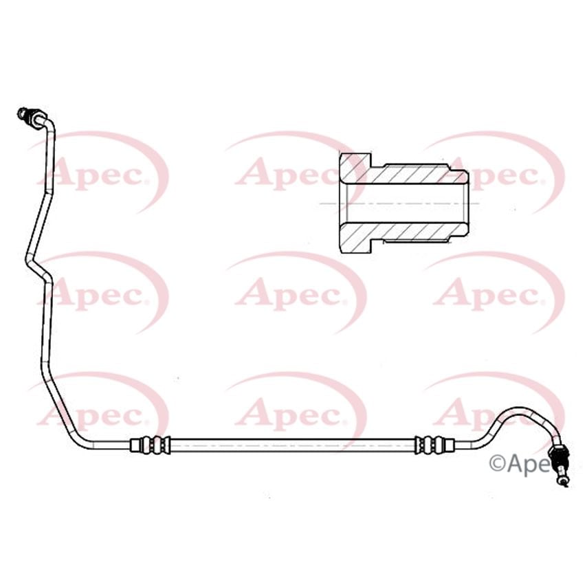APEC Brake Hose - HOS4329