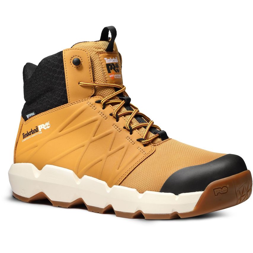 Timberland Pro Wheat Morphix 6 Safety Boots for Male - 8