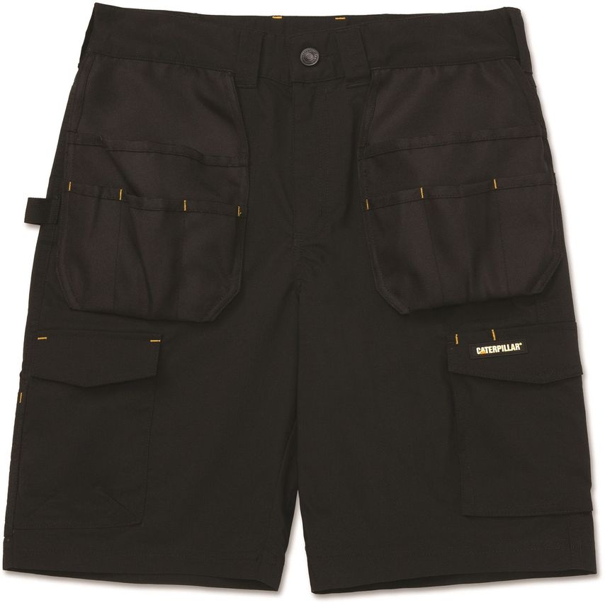 Caterpillar Black Nexus Holster Stretch Shorts for Male - 34