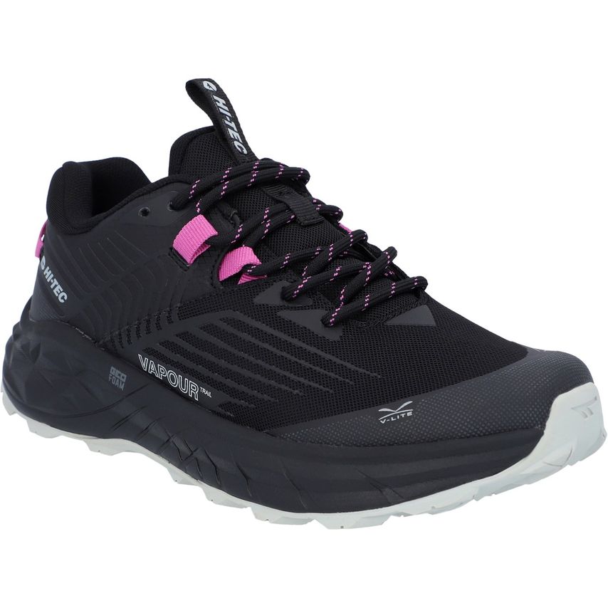 Women's Black/Cool Grey/Cyclamen Fuse Trail Low Trainers Shoes