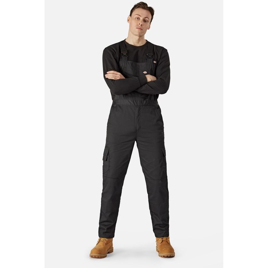 Dickies Black Everyday Bib and Brace Male - L