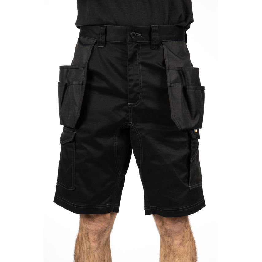 Caterpillar Black Essential Stretch Holster Shorts for Male - 34