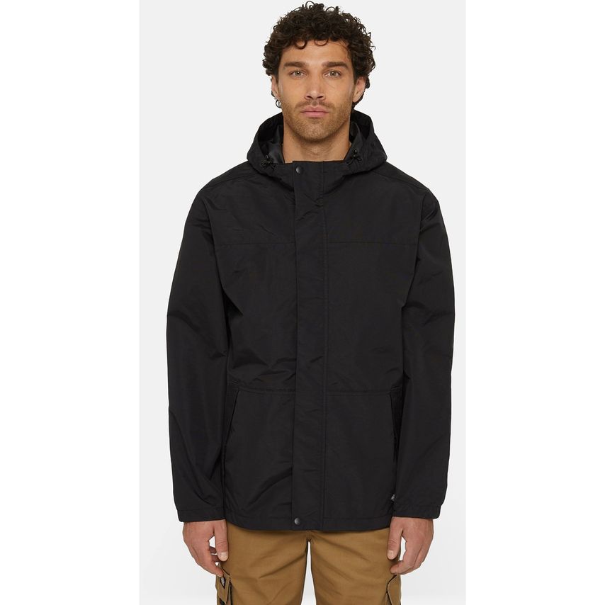 Dickies Black Waterproof Rain Jacket Male - M