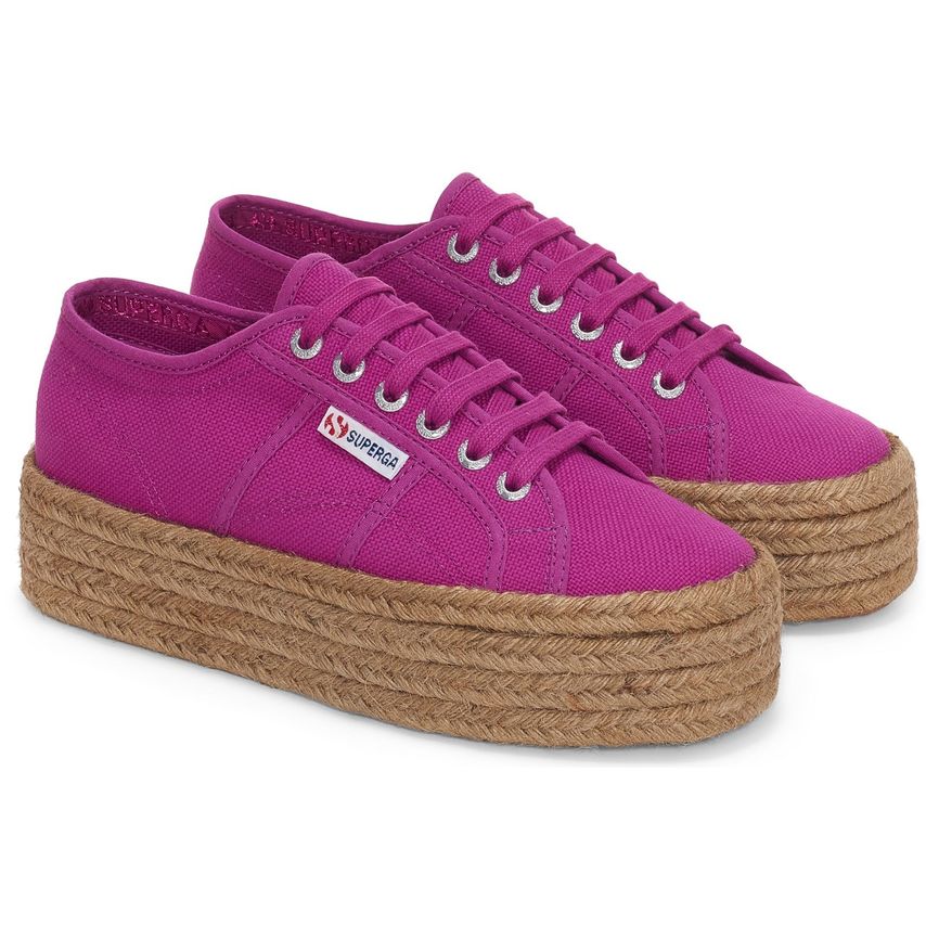 Superga Violet Purple 2790 Rope Shoes for Female - 37.5