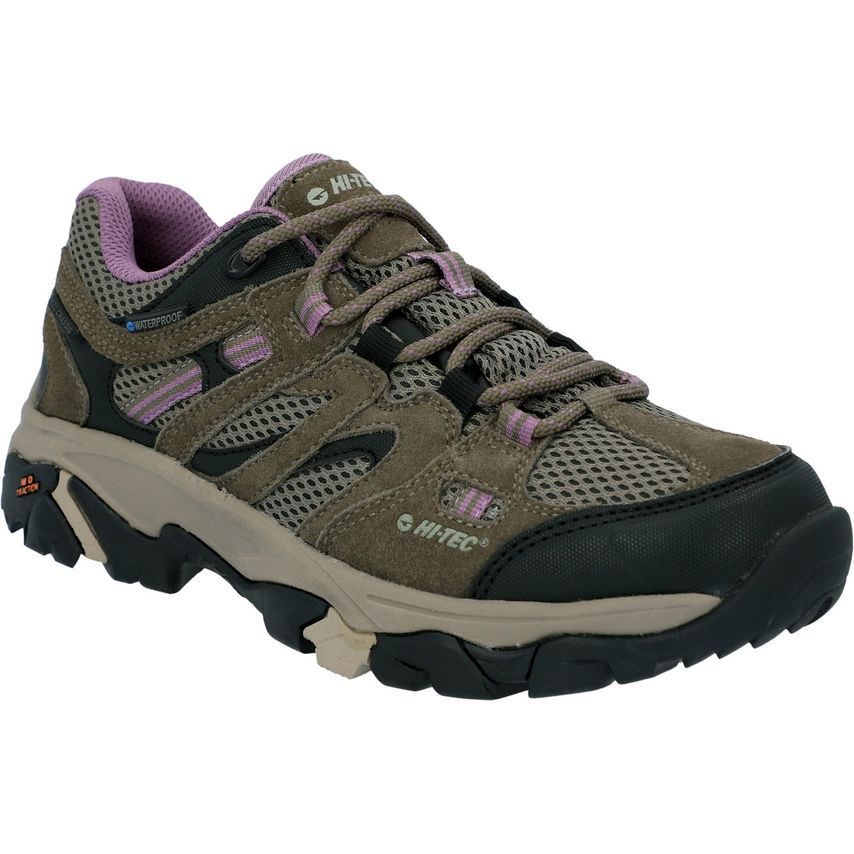 Hi-Tec Taupe Apex Lite Low Hikers for Female - 7
