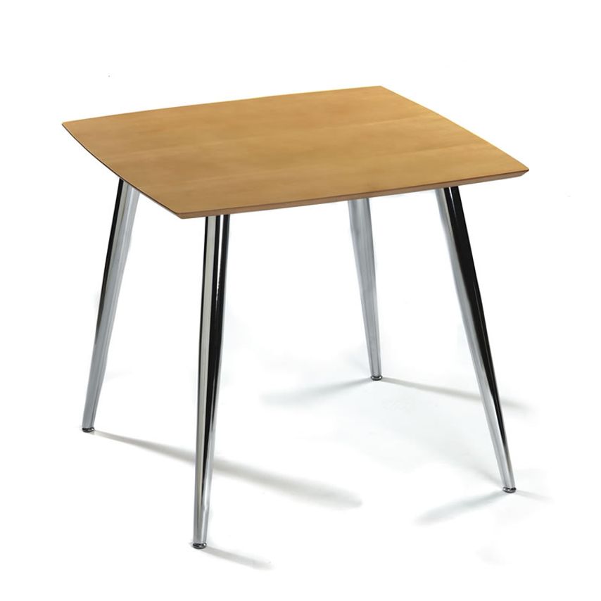 Ace & K Mazone Table Stylish Chrome Legs Square Top
