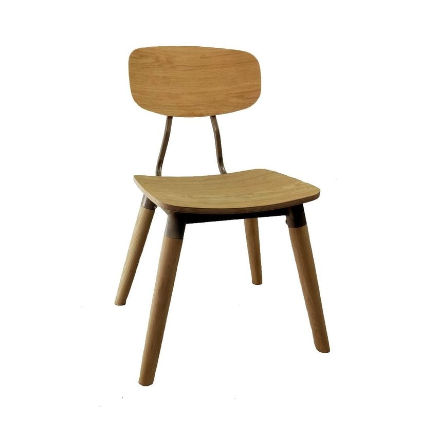 Ace & K Kolemce Side Chair Wood Legs - Lacquered Legs/Clear EPC Frame