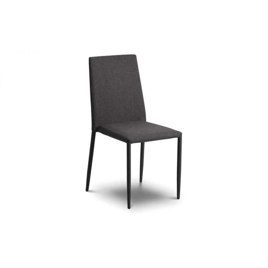 Ace & K Jonef Fabric Slate Grey Stylish Chair -