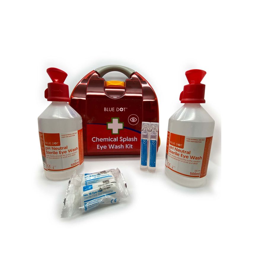 Blue Dot Chemical Eye Wash Kit (Each)