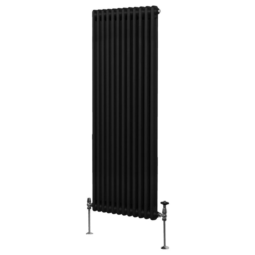 MonsterShop Traditional 2 Column Radiators 1800 x 562mm - Black