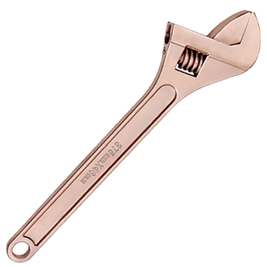 Safety Tools 18" Adjustable Wrench Beryllium Copper Non-Spark