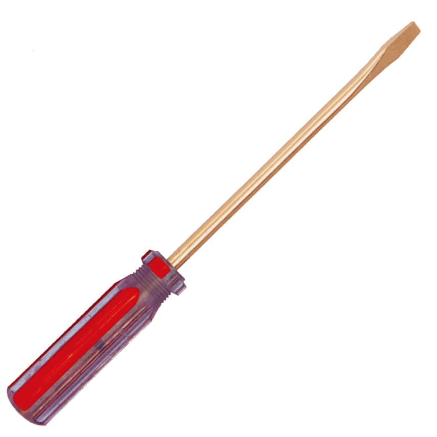 Safety Tools 8 x 3/8" Slotted Screwdriver Beryllium Copper Non-Spark