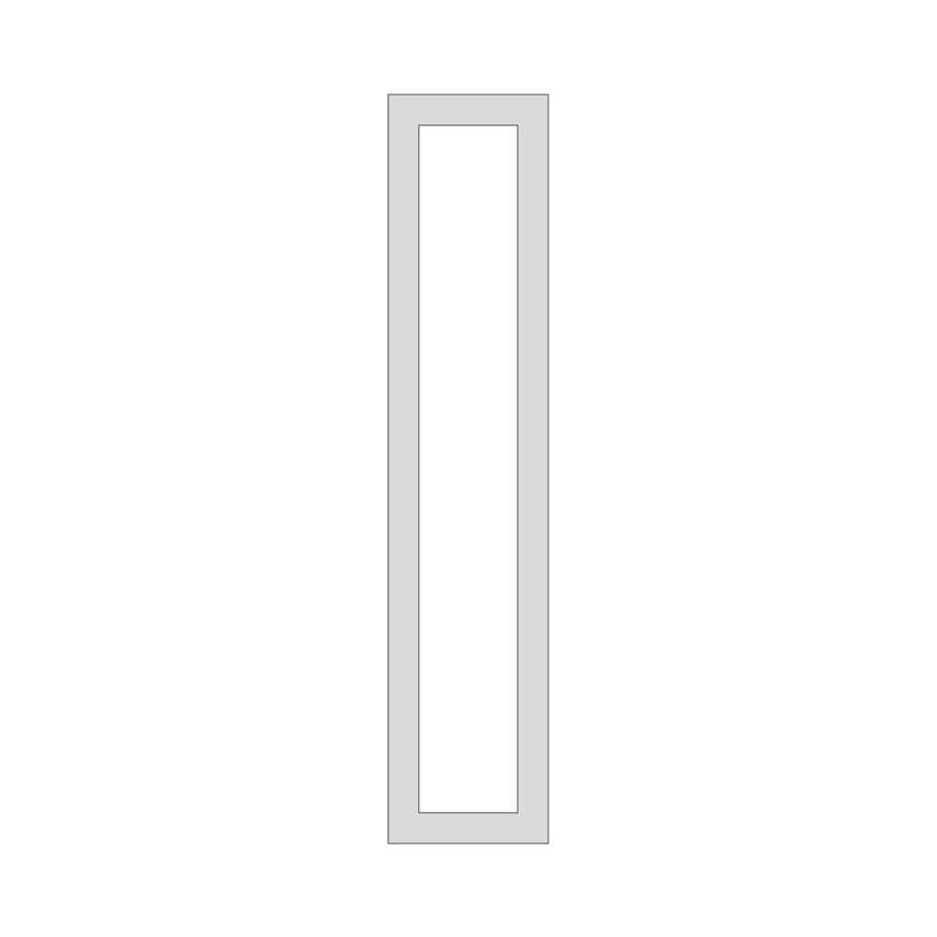 OS Doors Melrose Light Grey Bedroom Open Frame Door - 2400 x 496mm