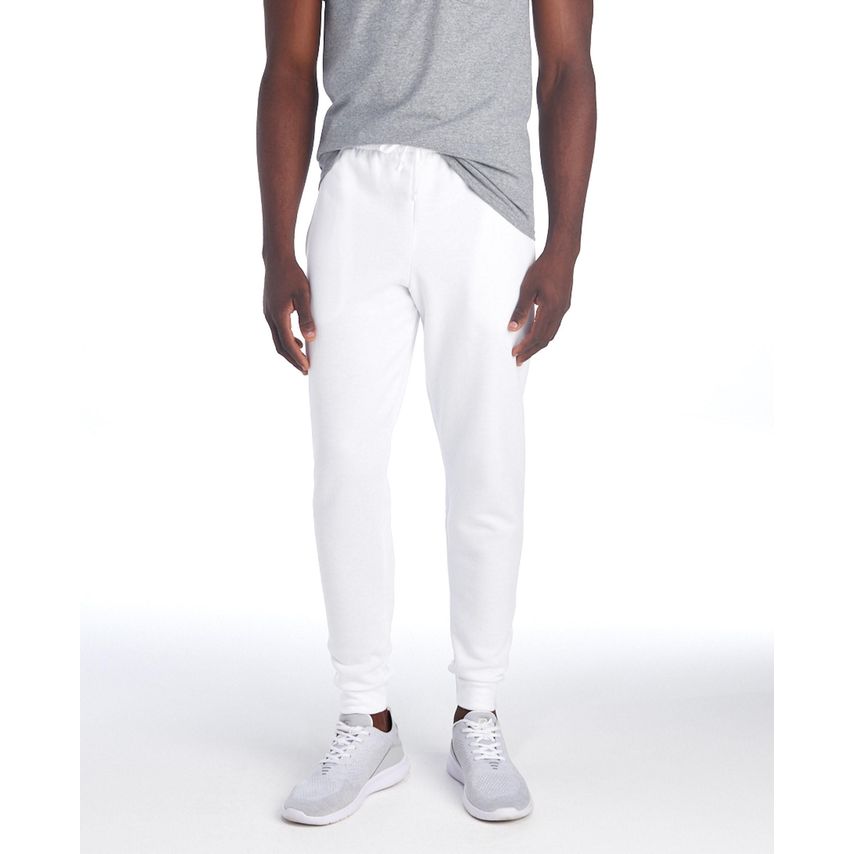 Jerzees NuBlend Pocket Jogger Sweatpants 244gsm White L