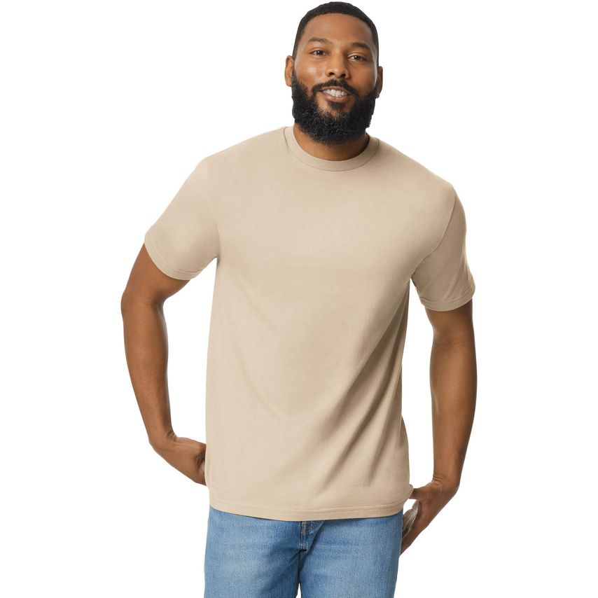 Gildan Light Cotton T-Shirts Sand 3XL