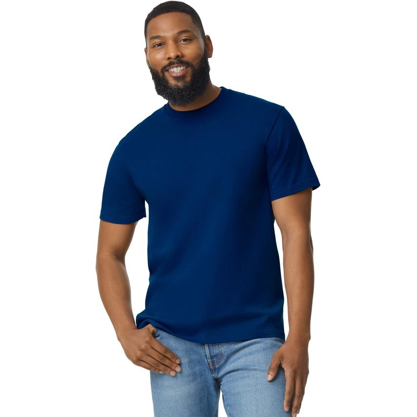 Gildan Light Cotton T-Shirts Kids Navy YXL