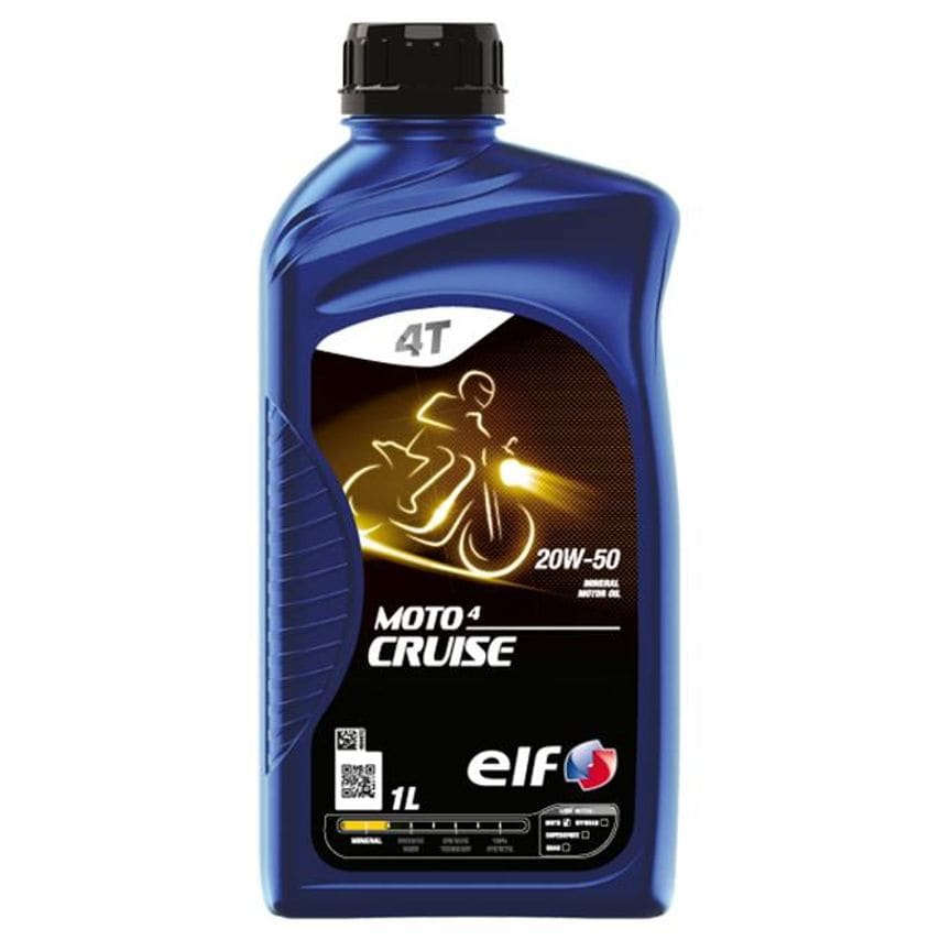 Elf Moto 4 Cruise 20W-50 Mineral Based Motorcycles Oil for 4-Stroke Engines - 1L