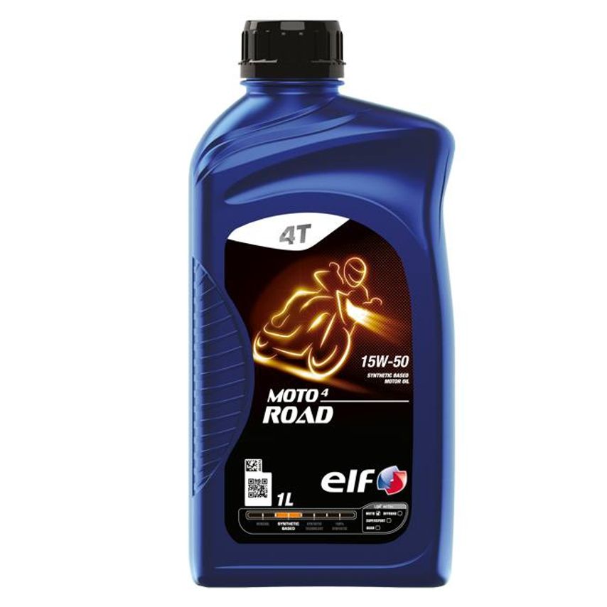 Elf Moto 4 Road 15W-50 4-Stroke Motorcycles Engine Oil - 1L