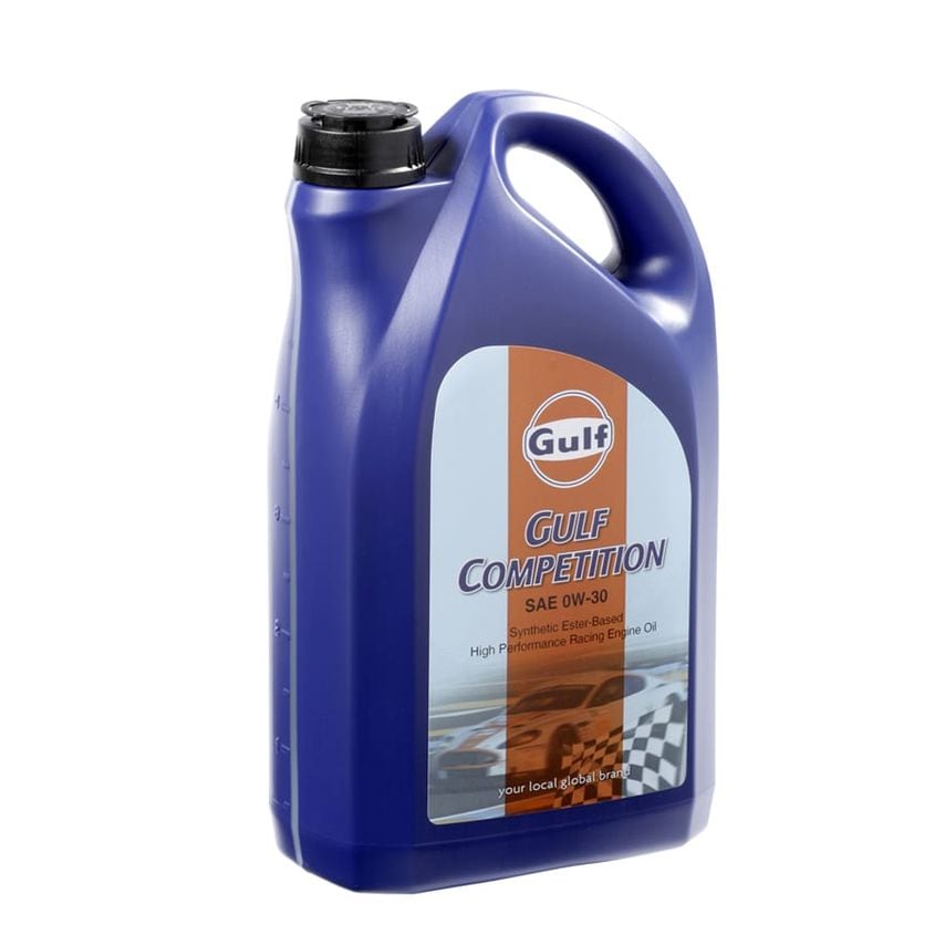 Gulf Competition 0W-30 Synthetic-based High Performance Engine Oil - 5 L
