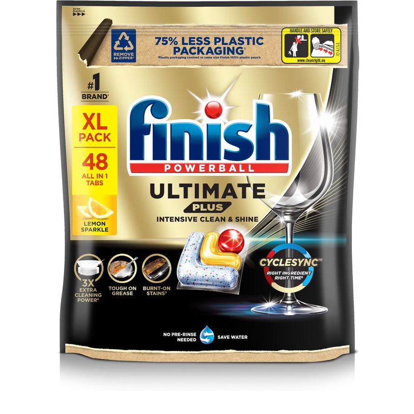Ult+ Aio Dishwasher Lemon Tabs - Pack of 48