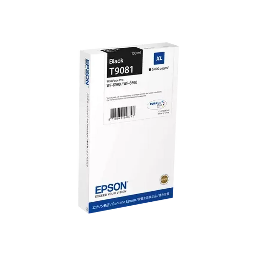 Epson C13T90814N Bk Ink Cartridge 5K Pages