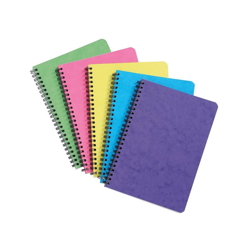 Pukka Pressboard A5 Pad Assorted Bright Pack of 10