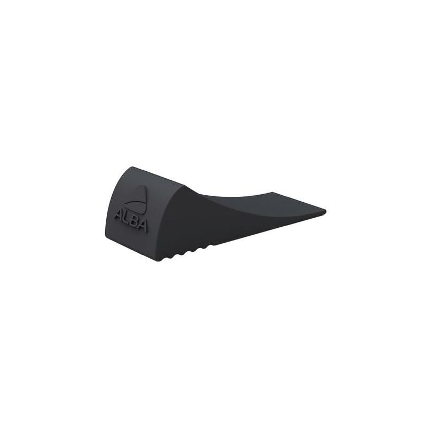 Single Doorstop Elastomer Black