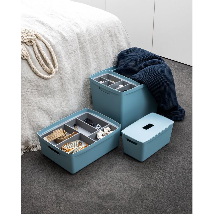 Inabox Home Boxes Set 2 Cottage Blue