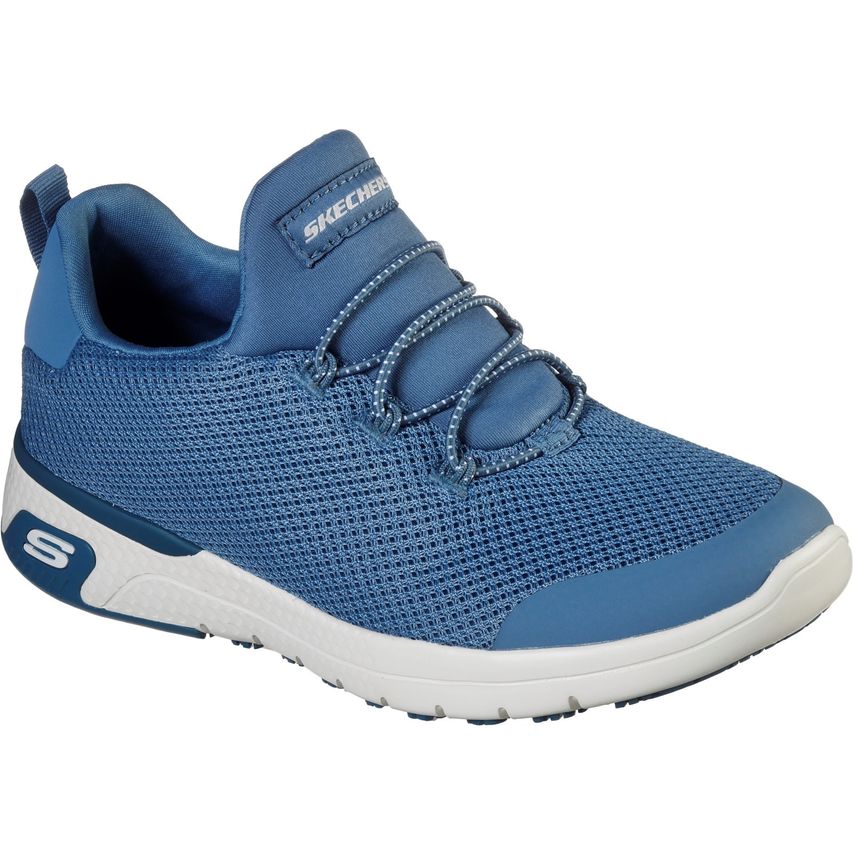 Skechers Marsing Waiola SR Blue Trainer Shoes for Women - Size 6