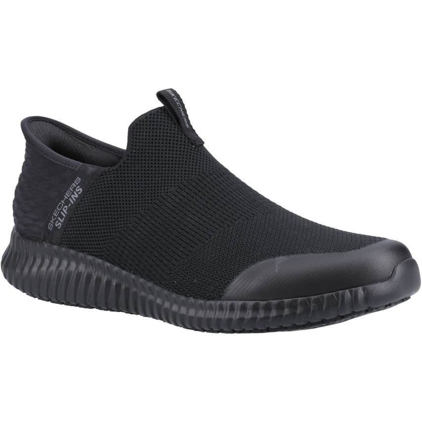 Skechers Cessnock Rylind SR Black Work Shoes for Men - Size 8