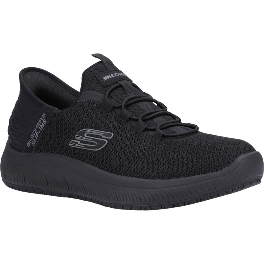 Skechers Summits Colsin Black Work Shoes for Men - Size 13