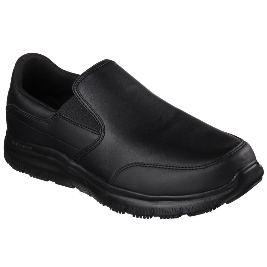 Skechers Flex Advantage SR Bronwood Black Occupational Shoes for Men - Size 6