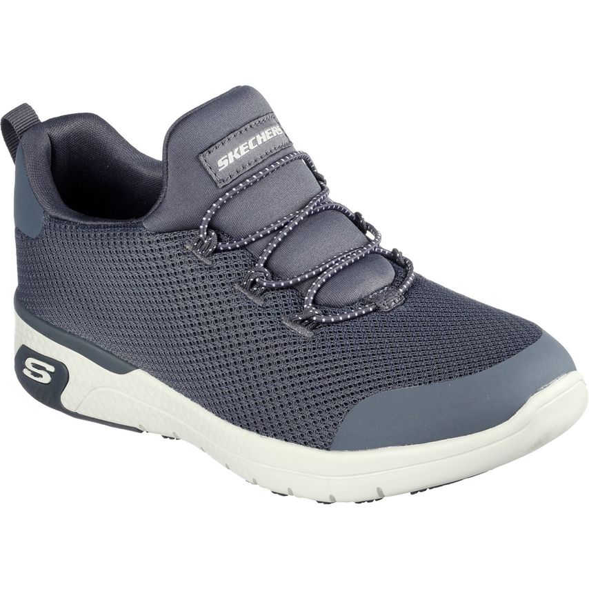 Skechers Marsing Waiola SR Charcoal Trainer Shoes for Women - Size 3
