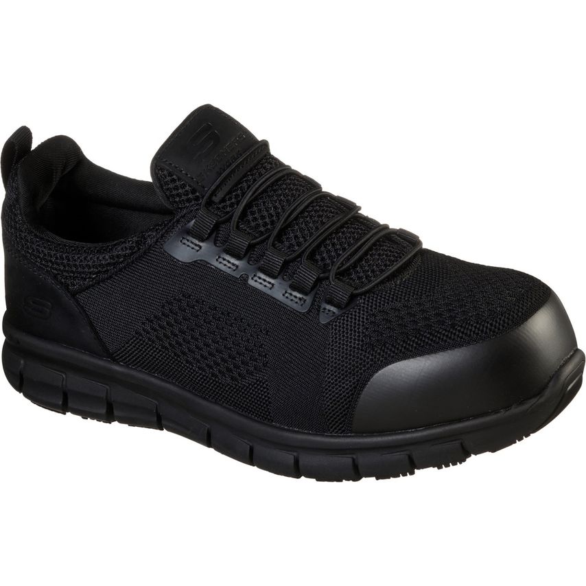 Skechers Synergy OMAT Black Trainer Shoes for Men - Size 9