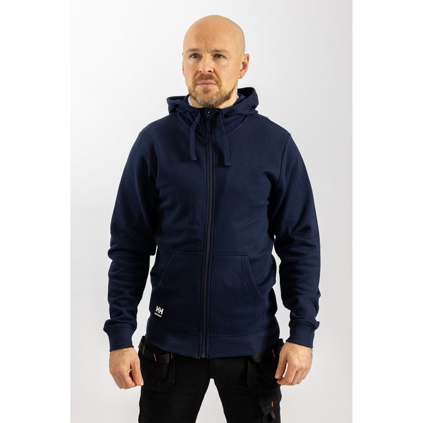 Helly Hansen Manchester Navy Zip Hoodies for Men - Size XXL