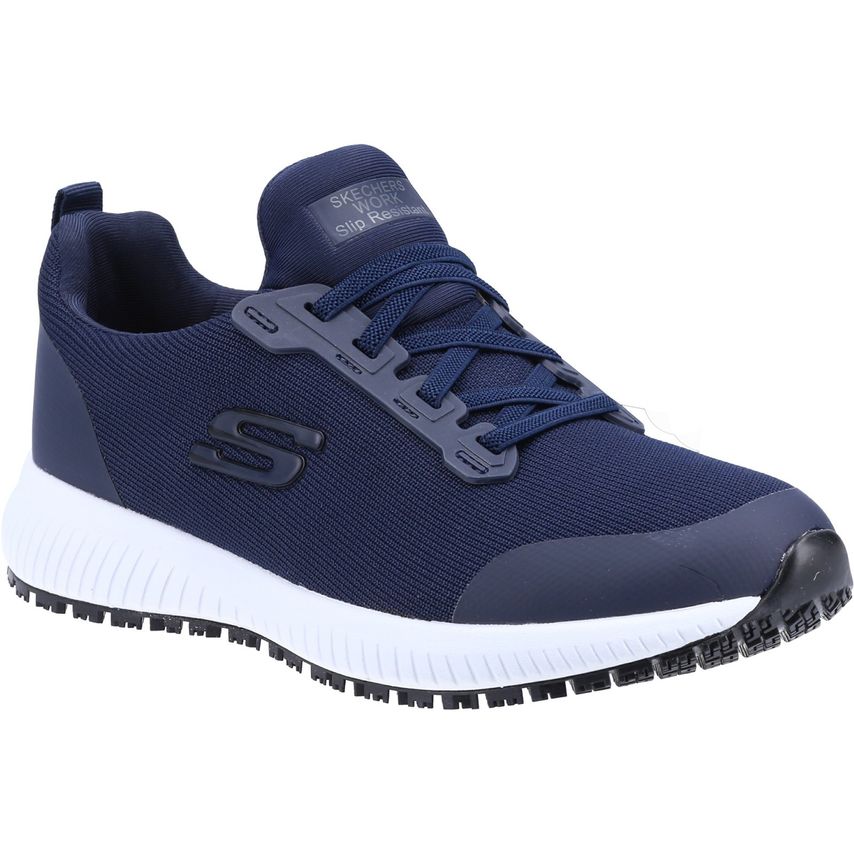 Skechers Squad SR Navy Occupational Shoes for Women - Size 3