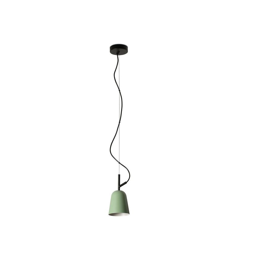 Faro Lighting Studio 11cm Dome Pendant Ceiling Light Matte Green