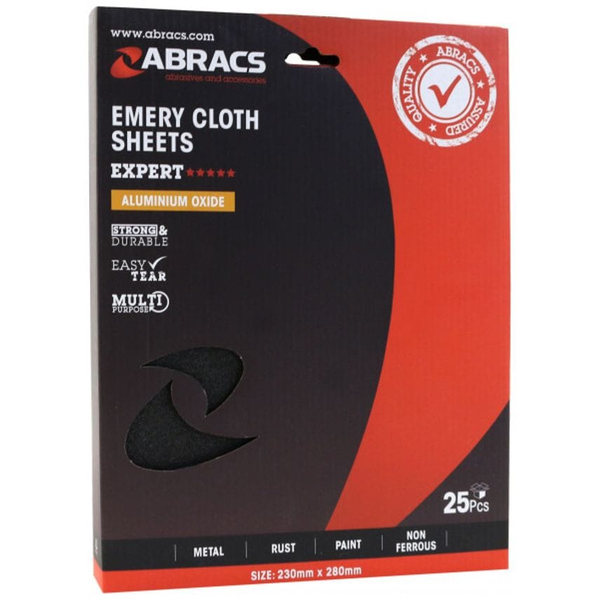VAN LINE Abracs Emery Sheets Blue 230x280mm P40 Pack of 25 - WES3