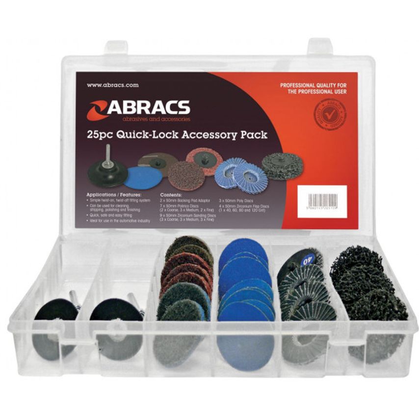 Abracs Quick-Lock Pack of 25 - WQD300