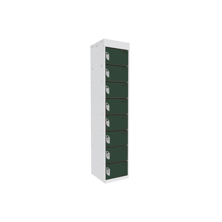 QMP Dual USB Charging Locker, 8 Compartments, 8 Doors
