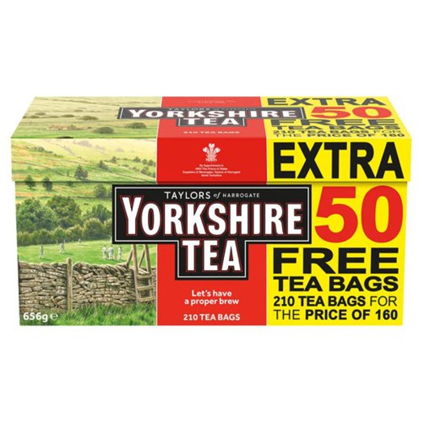 Yorkshire Tea Bags 160's & 50 FREE