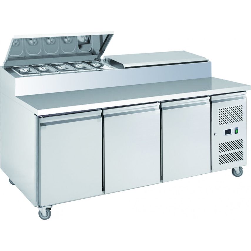 Prep Counters with Doors