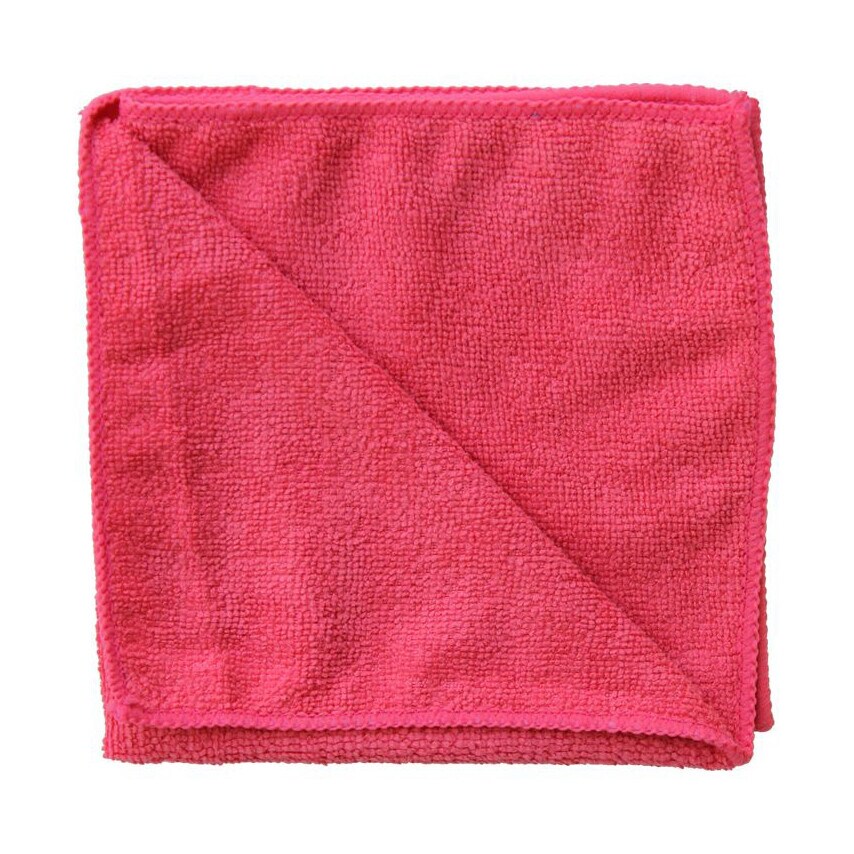 Mulberry Innovations Microfibre Cleaning Cloth, Economy, Red