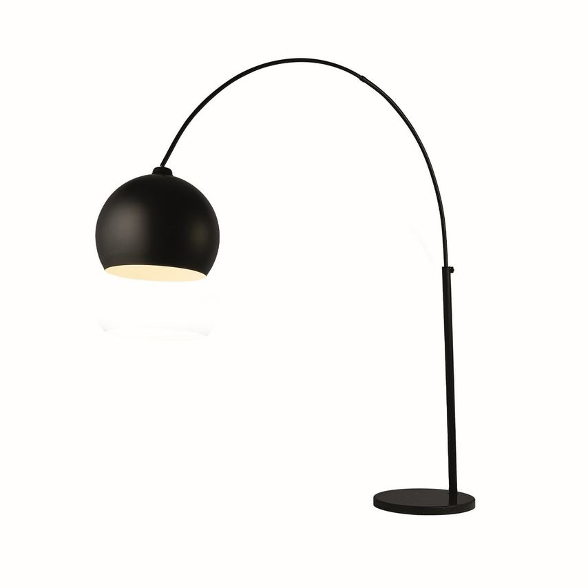 Searchlight Lighting Giant ARC Floor Lamp Matte Black