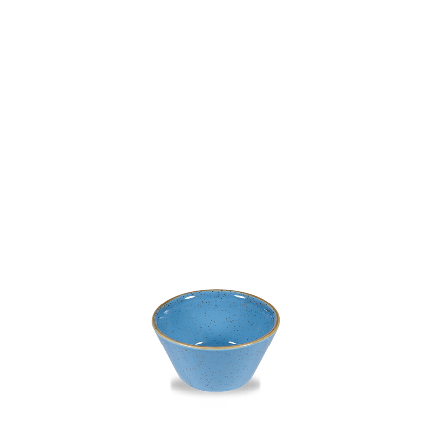 Churchill Stonecast Cornflower Blue Sauce Dish 3oz- you get 12